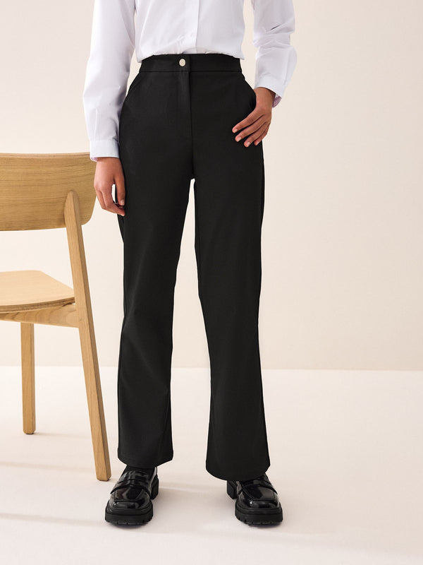 Black Senior School Flare Trousers (9-17yrs)