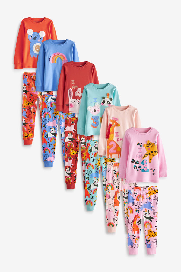 Bright 'I Am' Birthday Long Sleeve Pyjama 1 Pack