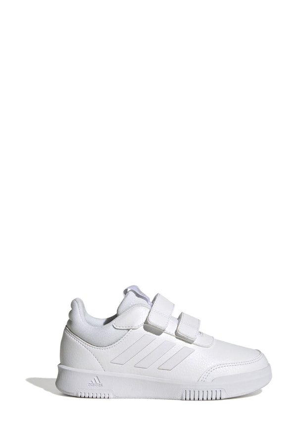 White & Pink adidas Tensaur Hook and Loop Shoes