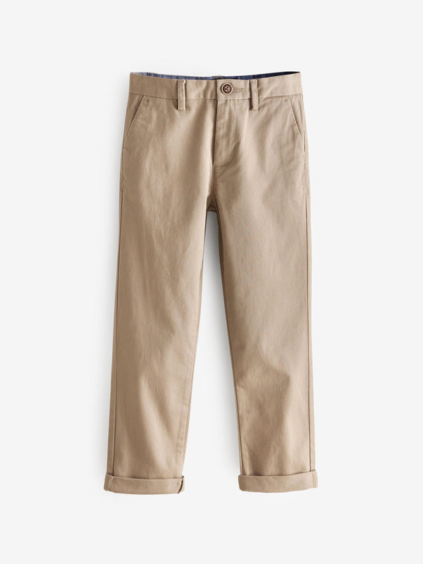 Stone Regular Fit Stretch Chino Trousers (3-17yrs)