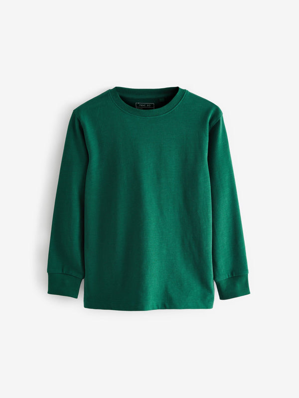 Green Forest Regular Fit Long Sleeve Cosy T-Shirt (3-16yrs)
