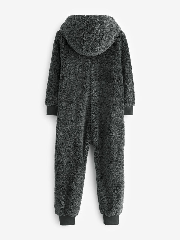 Grey Fleece All-In-One (3-16yrs)