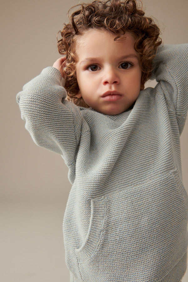 Grey Slouchy Hoodie (3mths-7yrs)