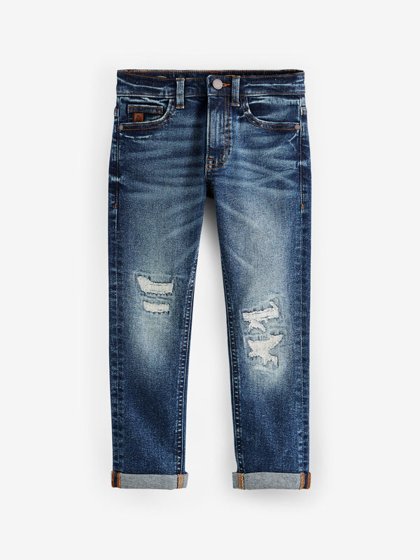 Mid Blue Distressed Jeans (3-16yrs)