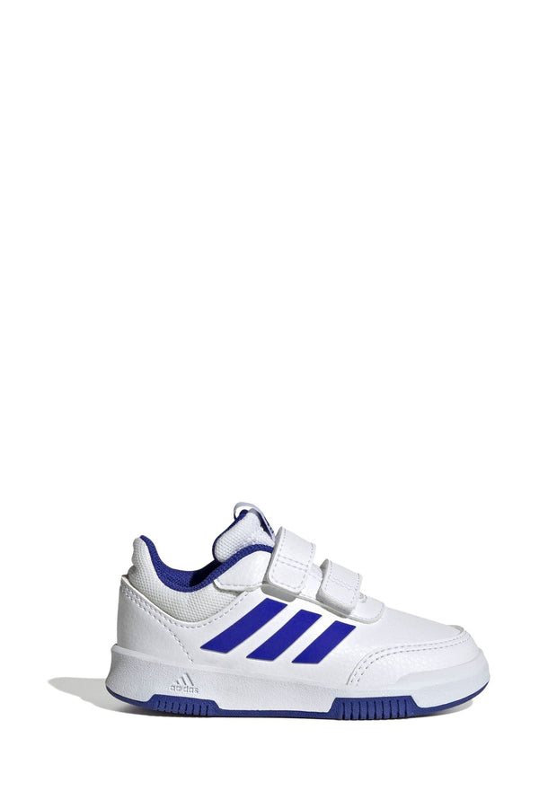 White/Blue adidas Tensaur Hook and Loop Shoes