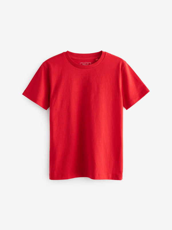 Red Regular Fit Short Sleeve T-Shirt (3-16yrs)