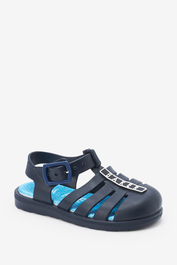 Navy Blue Baker by Ted Baker Boys Jelly Shoes