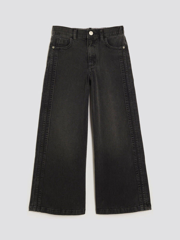 River Island Black Wide Leg Jeans