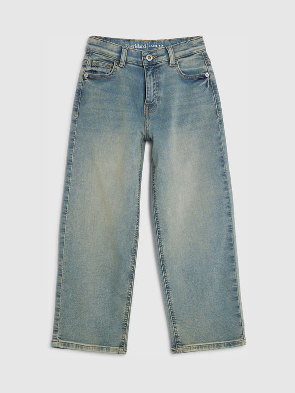 River Island Blue Loose Baggy Jeans