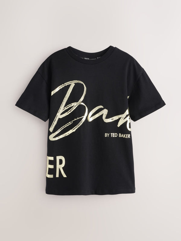 Baker by Ted Baker Oversized Graphic Print T-Shirt