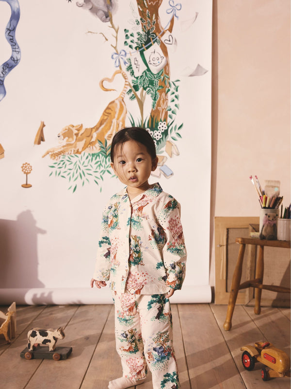 Cream Cath Kidston Great Ormond Street  Button Through Pyjamas