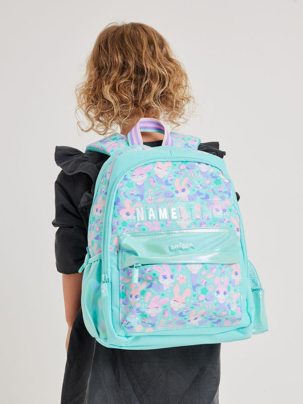 Smiggle Green Junior Curious ID Backpack