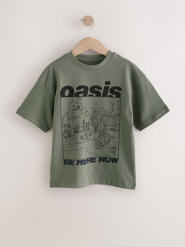 Khaki Oasis Band T-Shirt (3-16yrs)