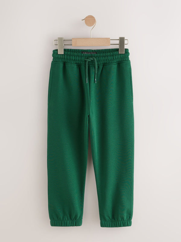 Bottle Green Regular Fit Joggers (3-16yrs)