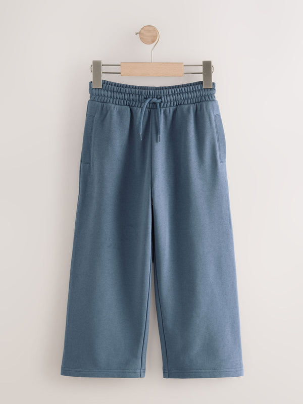 Mid Blue Wide Fit Joggers (3-16yrs)