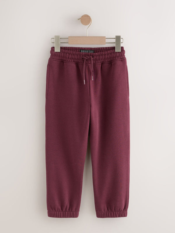 Berry Red Regular Fit Joggers (3-16yrs)