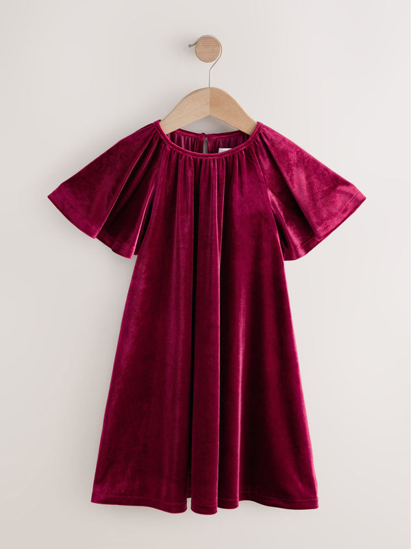 Red Velvet Dress (3-16yrs)