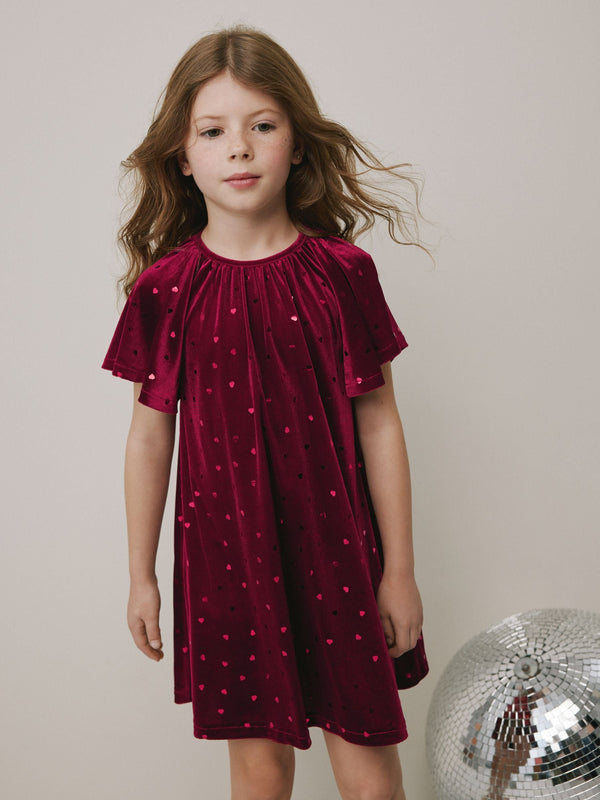 Red Velvet Dress (3-16yrs)