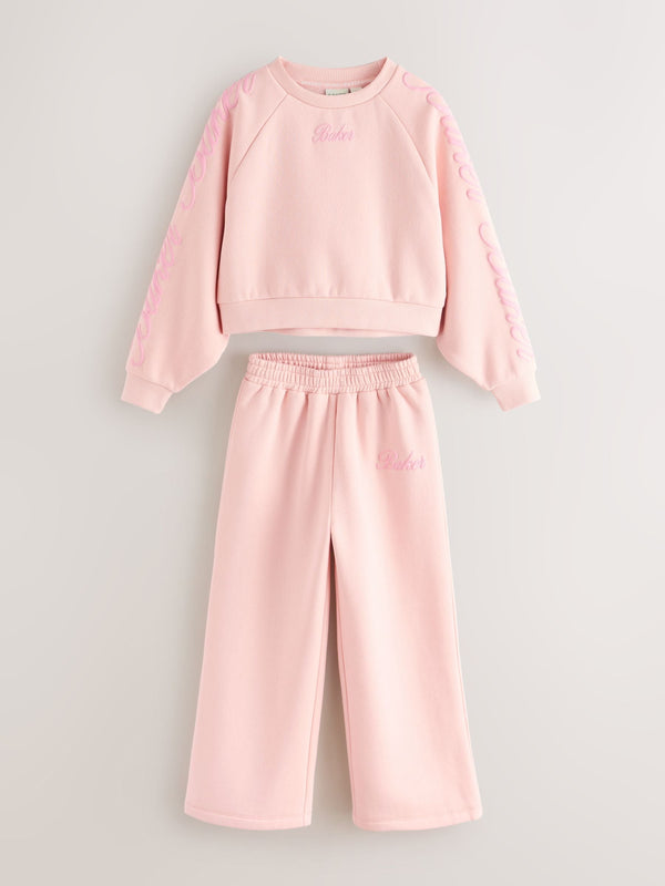 Baker by Ted Baker 2 Piece Boxy Sweat & Wide Leg Joggers Set