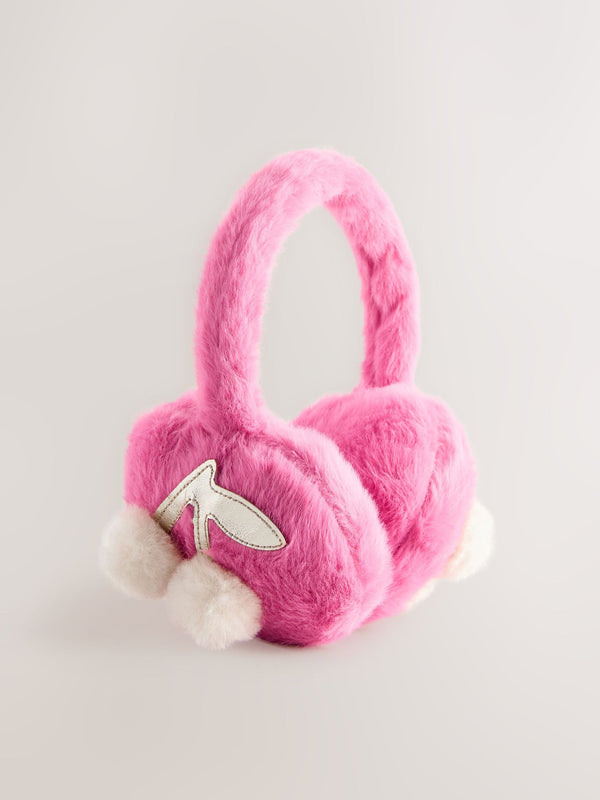 Pink Cherry Earmuffs