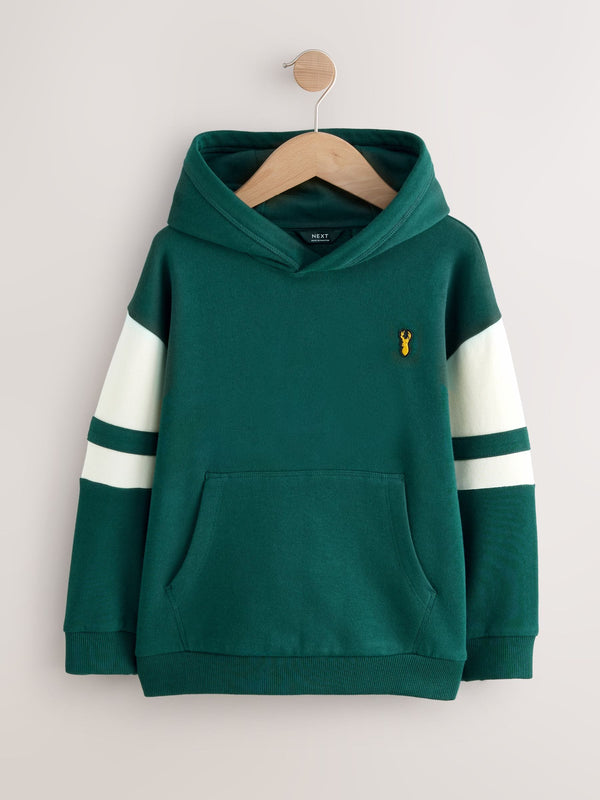 Green Colourblock Hoodie (3-16yrs)