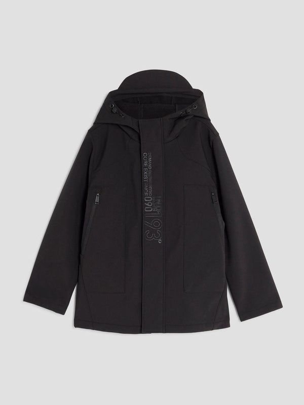 River Island Black Printed Soft Shell Jacket