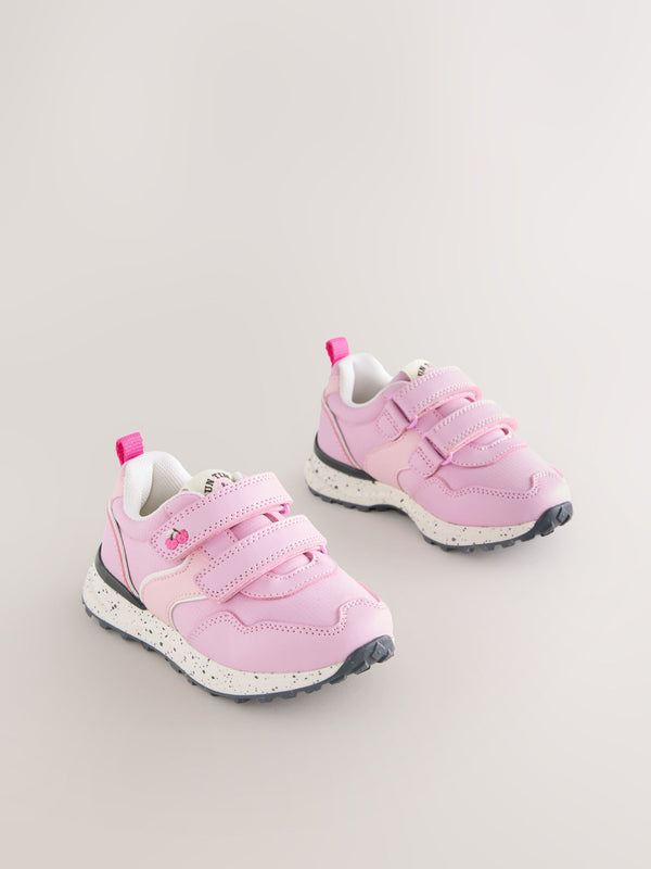 Pink Touch Fastening Trainers