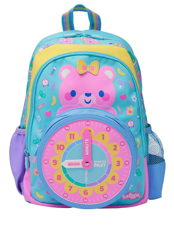 Smiggle Blue Ready Set Go Junior Character Backpack
