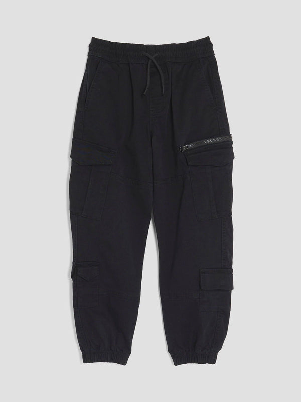 River Island Black Cargo Trousers