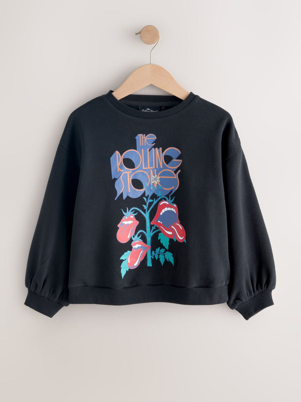 Black Rolling Stones Sweatshirt (3-16yrs)