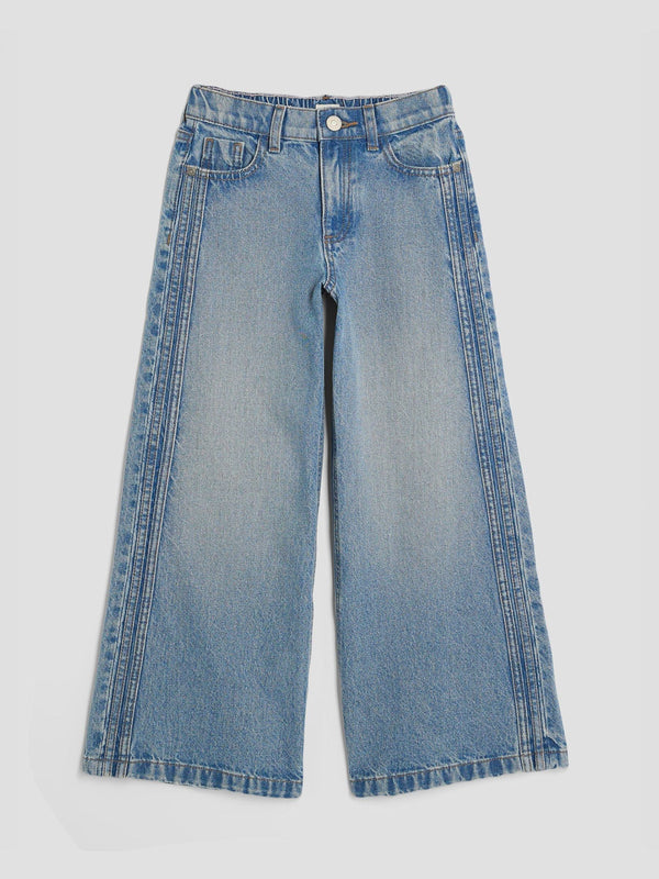 River Island Blue Wide Leg Jeans
