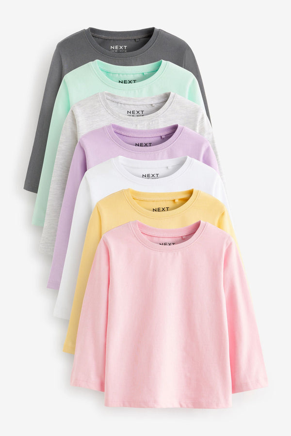 Copy Core Multicolour Long Sleeve T-Shirts 7 Pack