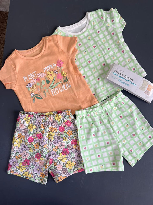 Primark 2 Pack Floral Shorts Pyjamas