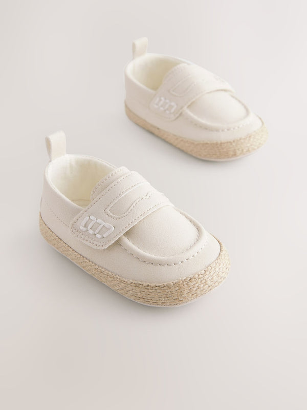 Neutral Baby Moccasin Shoes (immediate)