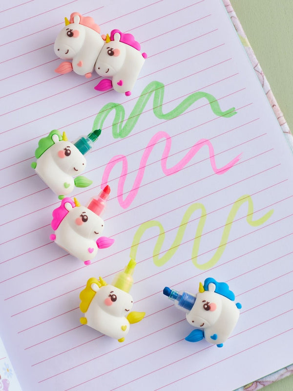 Lilac Purple Kawaii Stacking Highlighter Pens (immediate)