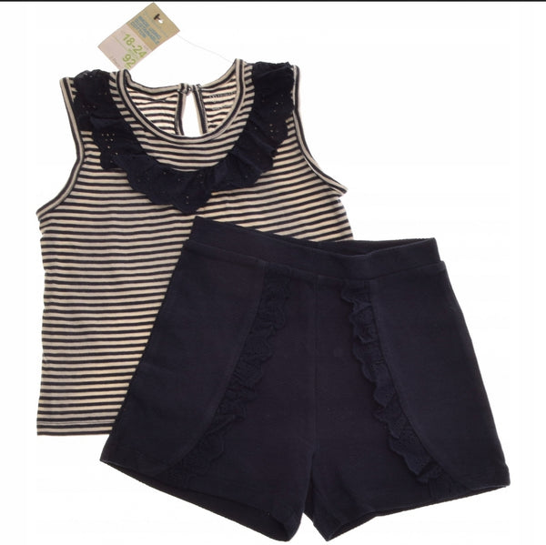 Primark Striped Top and Shorts Set