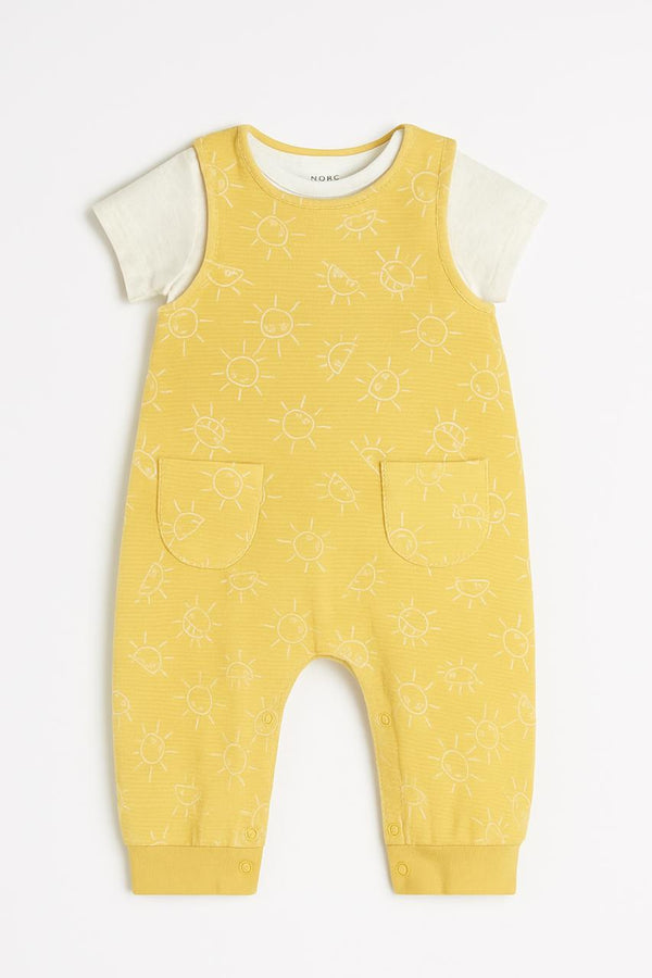 Primark Sun Dungaree and Bodysuit Set