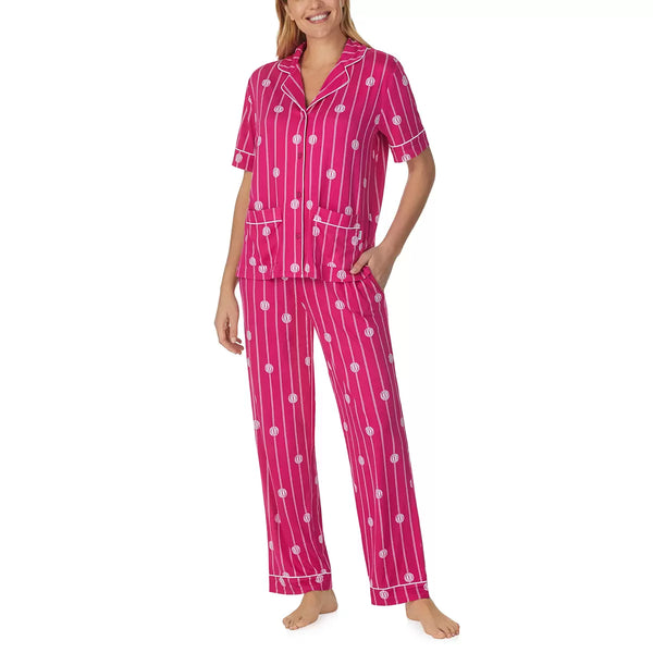 DKNY Notch Collar 3 Piece PJ Set (ON SALE)