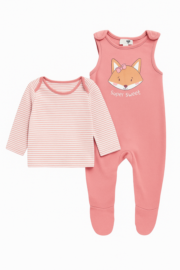 Ergee Jumpsuit and Stripe T-shirt set immediate