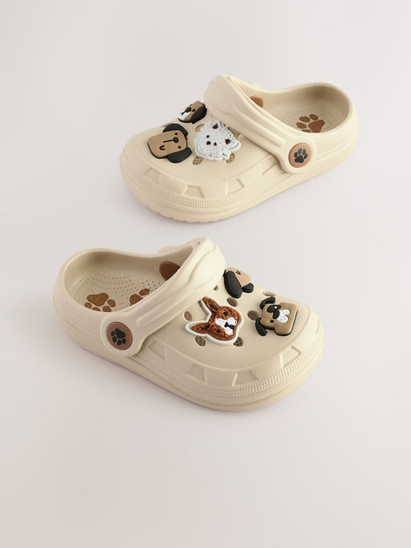 Neutral Dog Character Clogs immediate