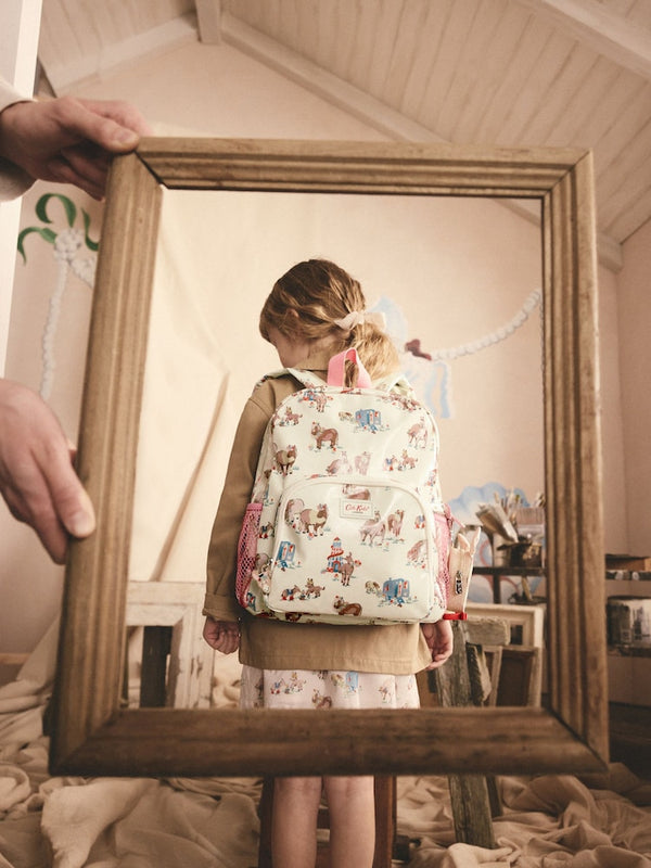 Cath Kidston Cream Donkeys Kids Large Backpack (immediate)