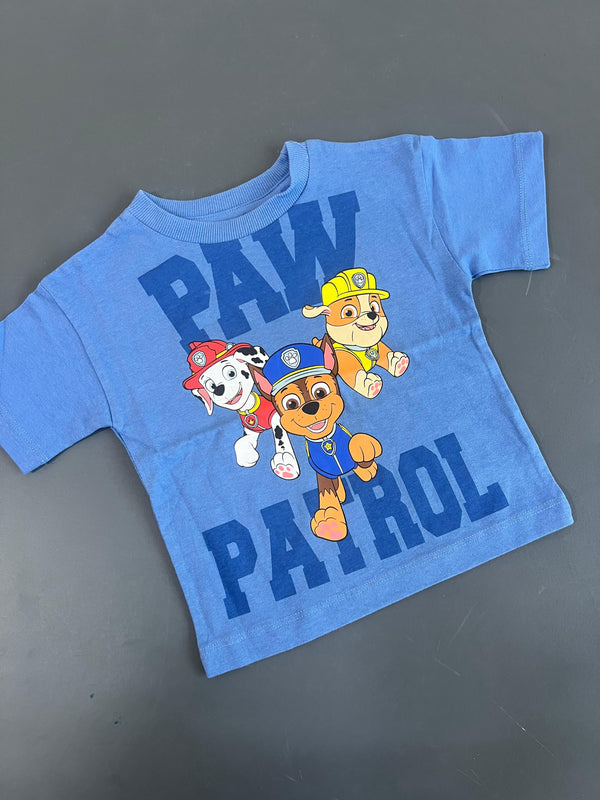 Paw Patrol Blue Short Sleeve T-Shirt immediate