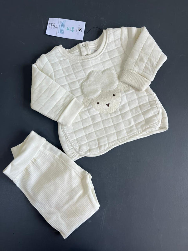 Primark Sheep Quilted Sweatshirt and Leggings Set