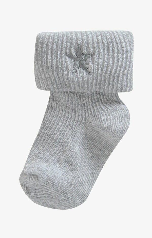 Grey Roll Star Socks immediate