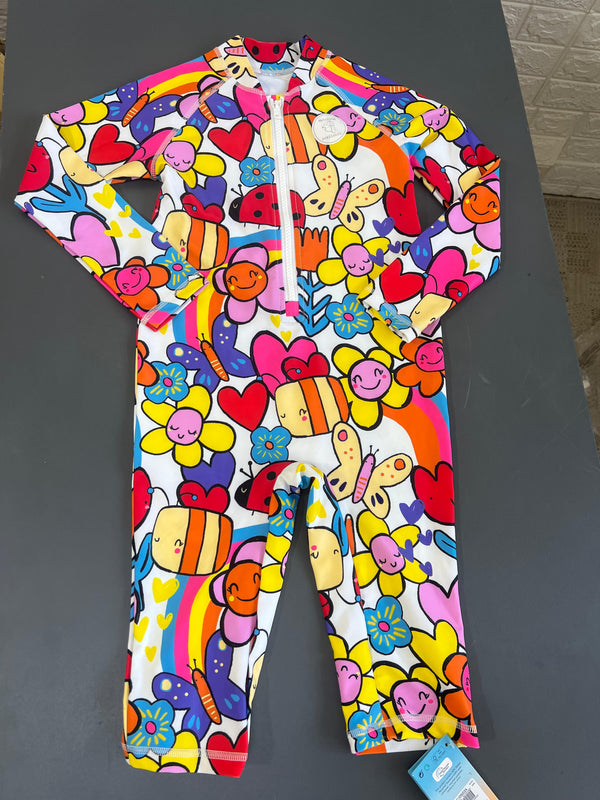 Bright Floral Sunsafe 50+ SPF Swimsuit immediate