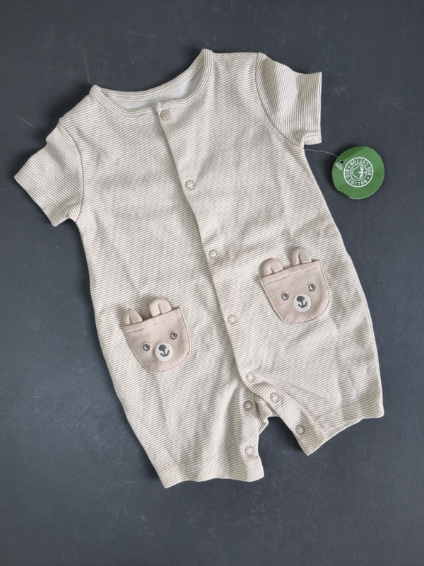 C&A Bunny Stripe Romper
