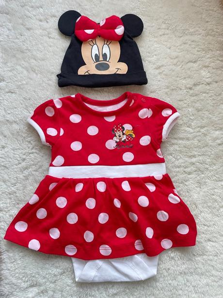 Disney Minnie Mouse Dress and Hat Set