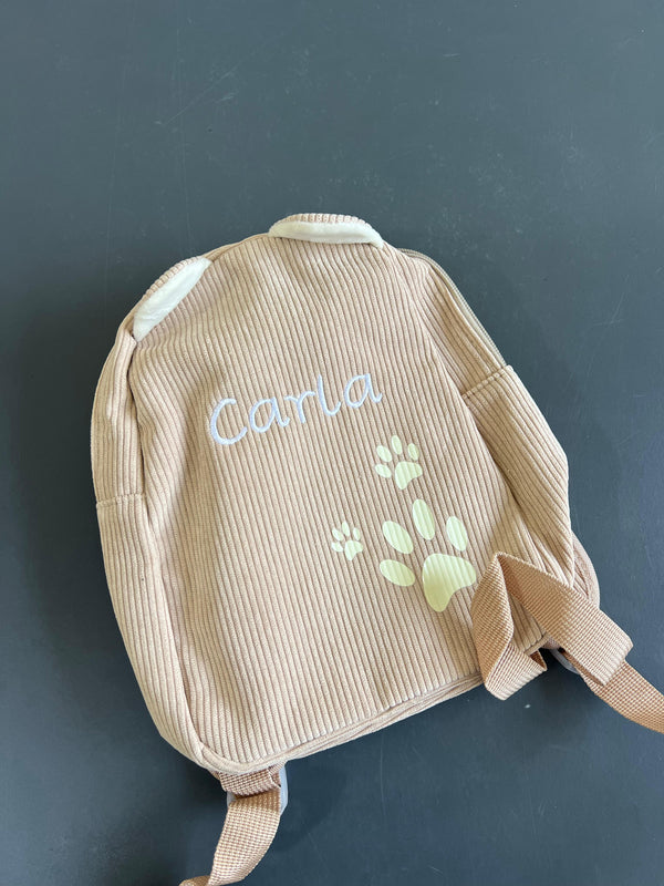 Textured kindergarten backpack "Carla" immediate