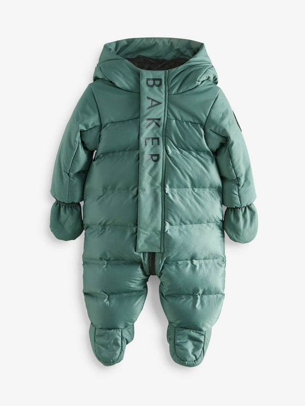 Baker by Ted Baker Green Shower Resistant Snowsuit immediate