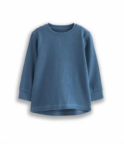 Crew Neck Long Sleeve Textured T-shirt immediate